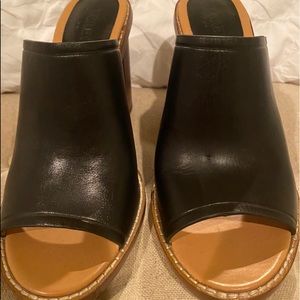 JCrew Margo Leather Mules - Size 6.5